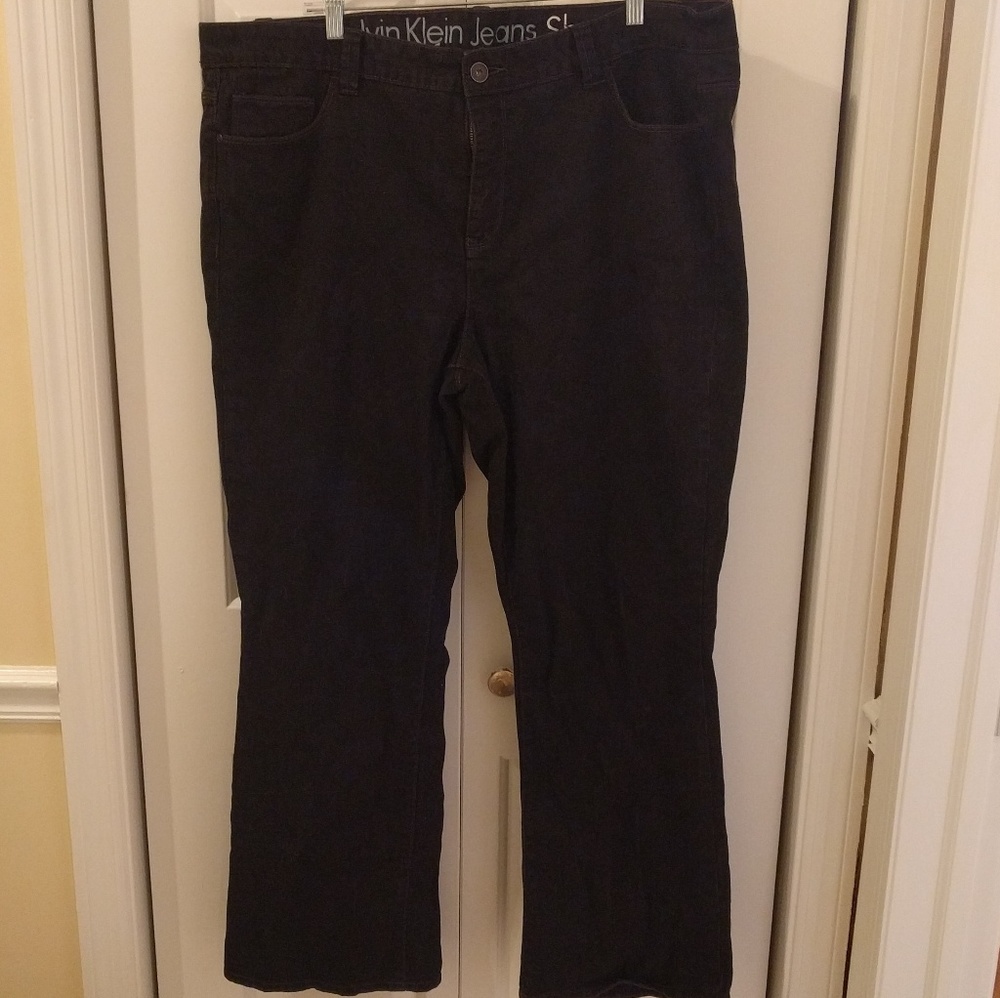 Calvin Klein Black Jeans, 20W